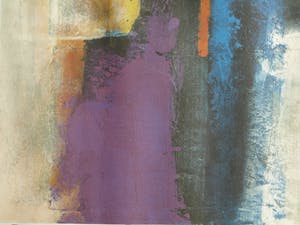 Yolanda Philippens - Litho , Abstract - gesigneerd & ingelijst – ca 1990 kopen? Bied vanaf 50!