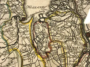 Hendrik de Leth - Nieuwe Caart van de Alblasser-waart t Land van Gorcum Altena etc kopen? Bied vanaf 45!