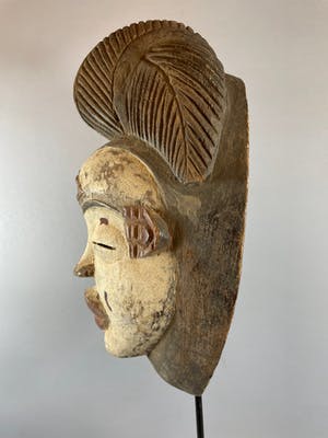 Punu - African Punu-Lumbo mask - Gabon. kopen? Bied vanaf 45!