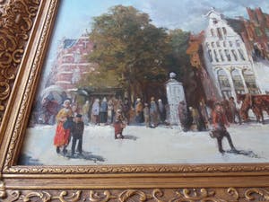 Gerard Johan Staller - Stadsgezicht kopen? Bied vanaf 250!