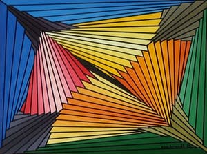 Niet of onleesbaar gesigneerd - Flying Colours - Tweeluik - 2 werken in identieke lijsten kopen? Bied vanaf 10!