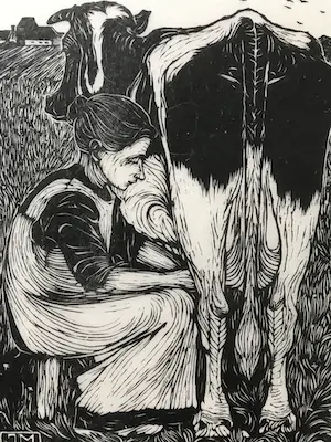 Jan Mankes - Koemelkster kopen? Bied vanaf 275!