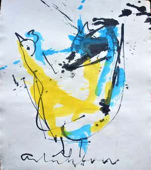 Anton Heyboer - De oervogel verkocht voor € 250!