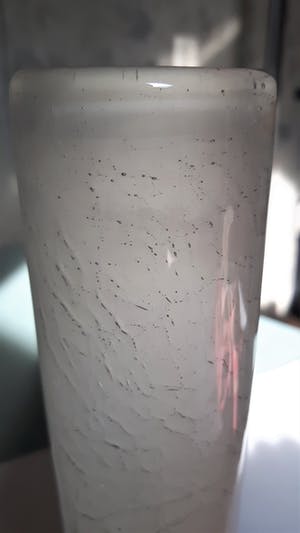 Niet of onleesbaar gesigneerd - Design cilindervaas met inwendig craquelé kopen? Bied vanaf 1!