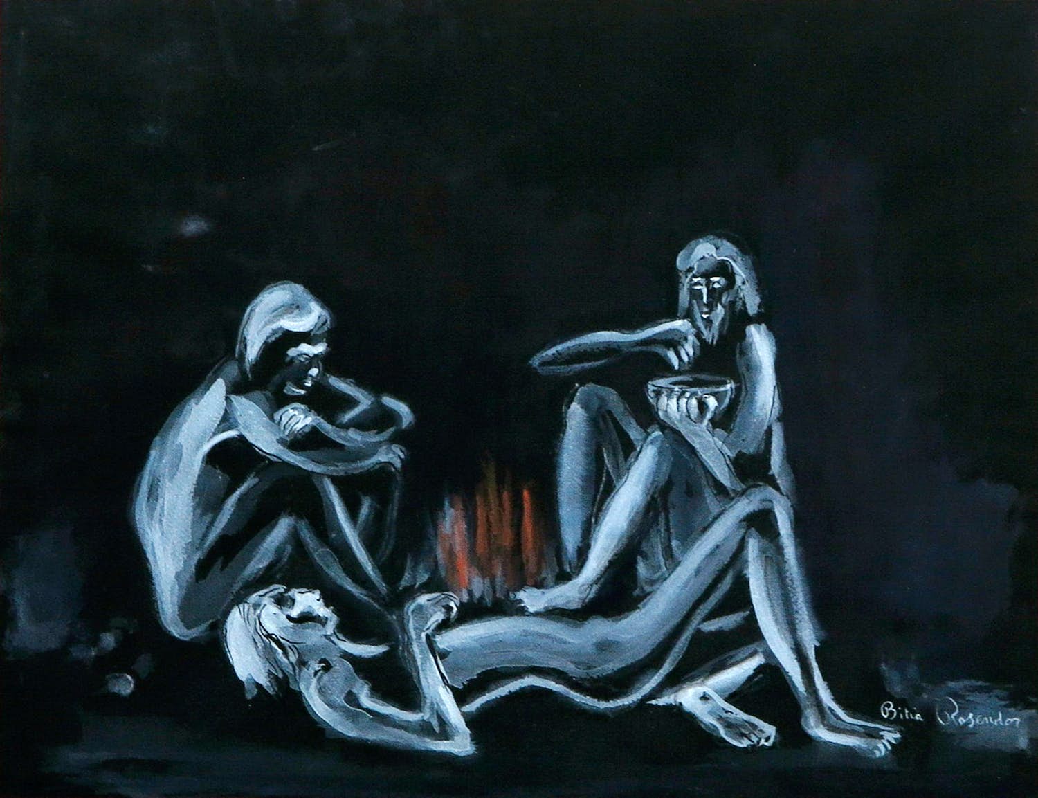 Bitia Rosendor - Honger, La faim verkocht voor € 50!