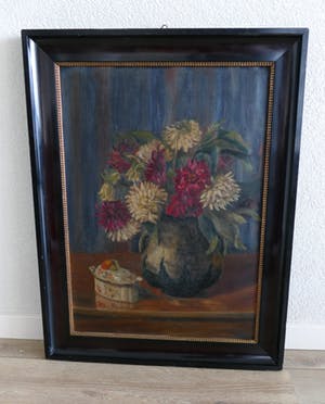 Niet of onleesbaar gesigneerd - Bloemen in vaas kopen? Bied vanaf 10!