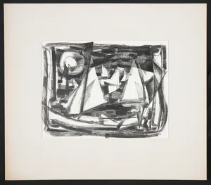 Harmen Klaas Post - Pentekening, De zeilboten kopen? Bied vanaf 40!