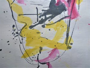 Anton Heyboer - De oervogel .Mooie sierlijke kleurige schildering . kopen? Bied vanaf 250!