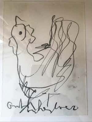 Anton Heyboer - Haantje verkocht voor € 100!