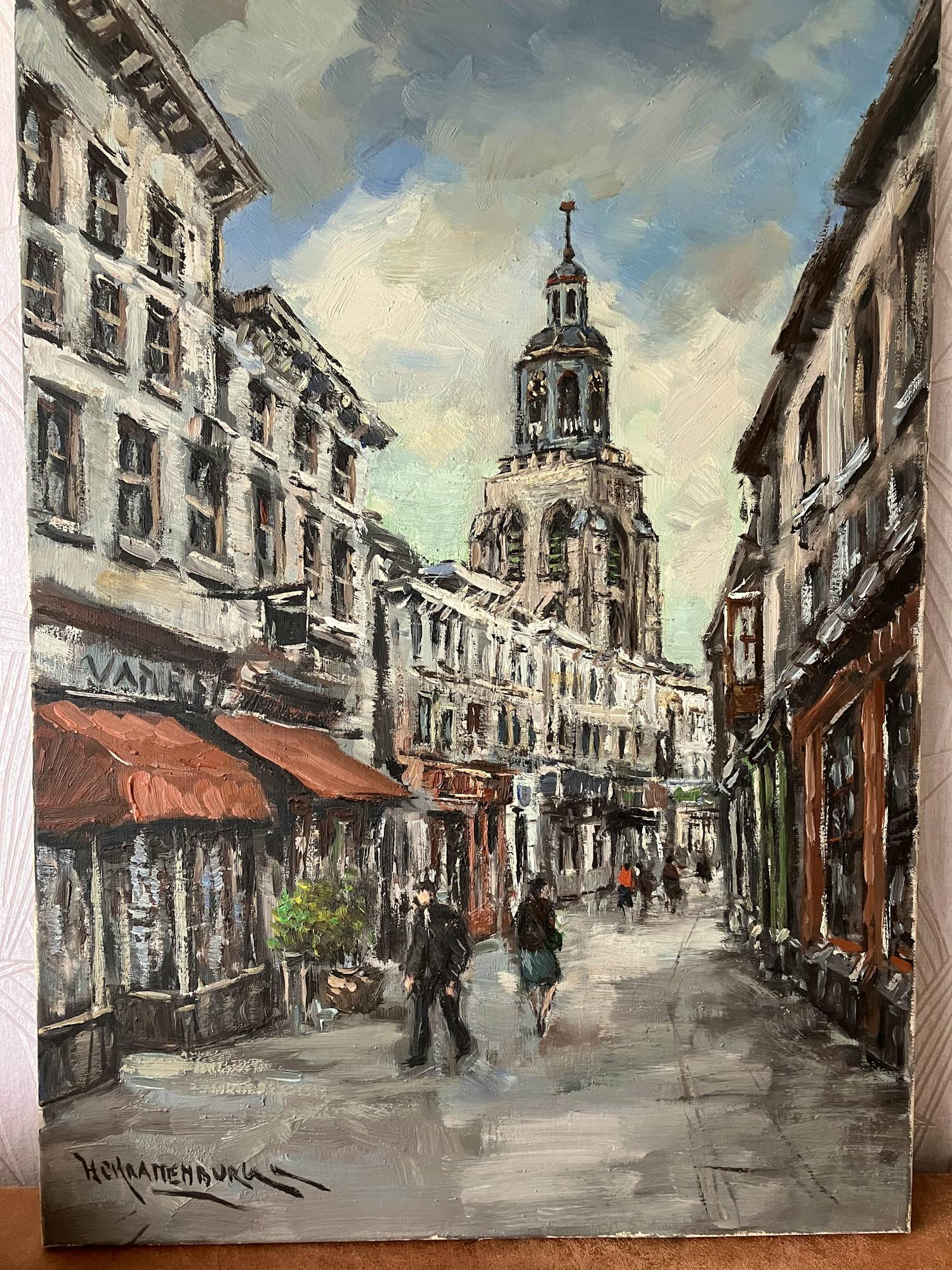 Hendrik Cornelis Kranenburg - Het “Vierkantje” in Bergen op Zoom kopen? Bied vanaf 175!