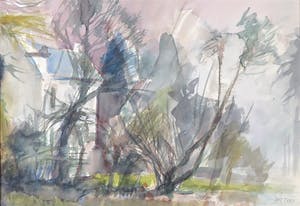 Franscz Witte - aquarel op papier, Zonder Titel kopen? Bied vanaf 1!