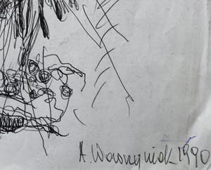 Andrzej Wawrzyniak - De profeet (schets) kopen? Bied vanaf 35!