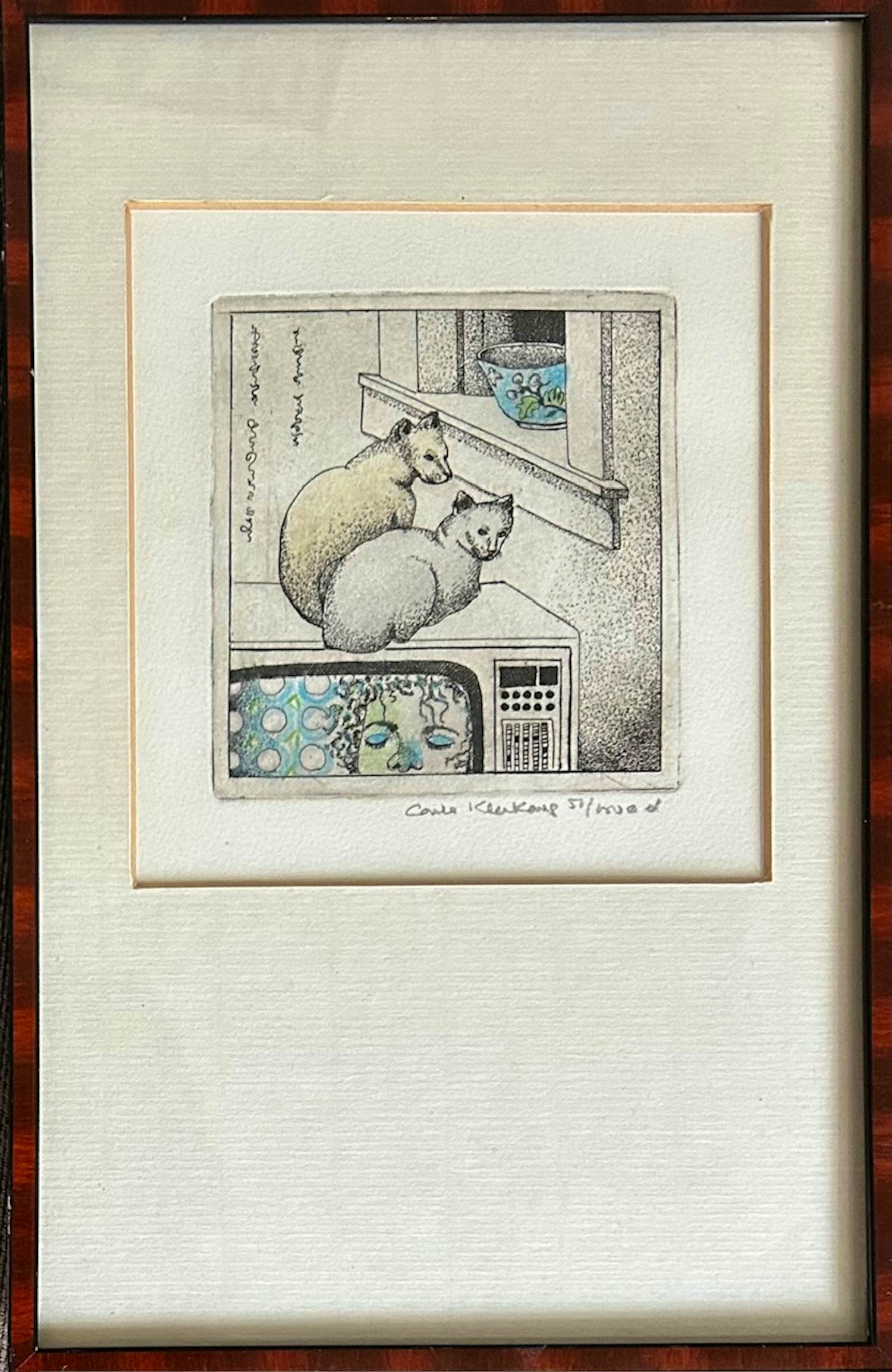 Carla Kleekamp - Twee katten op TV kopen? Bied vanaf 49!