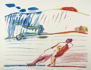 Pieter Defesche - Litho, Zonder titel kopen? Bied vanaf 1!