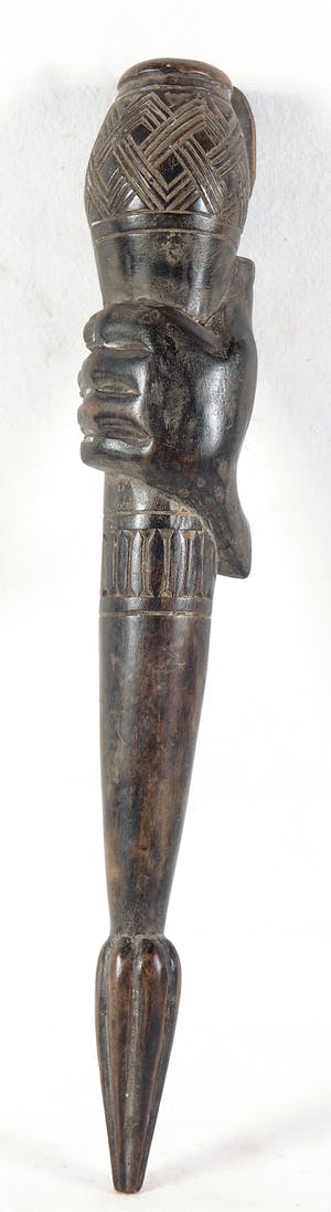 Kuba - Fluit met een hand erop uitgesneden kopen? Bied vanaf 1!