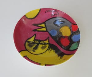 Corneille - Vier porseleinen onderzetters en een kopje kopen? Bied vanaf 28!