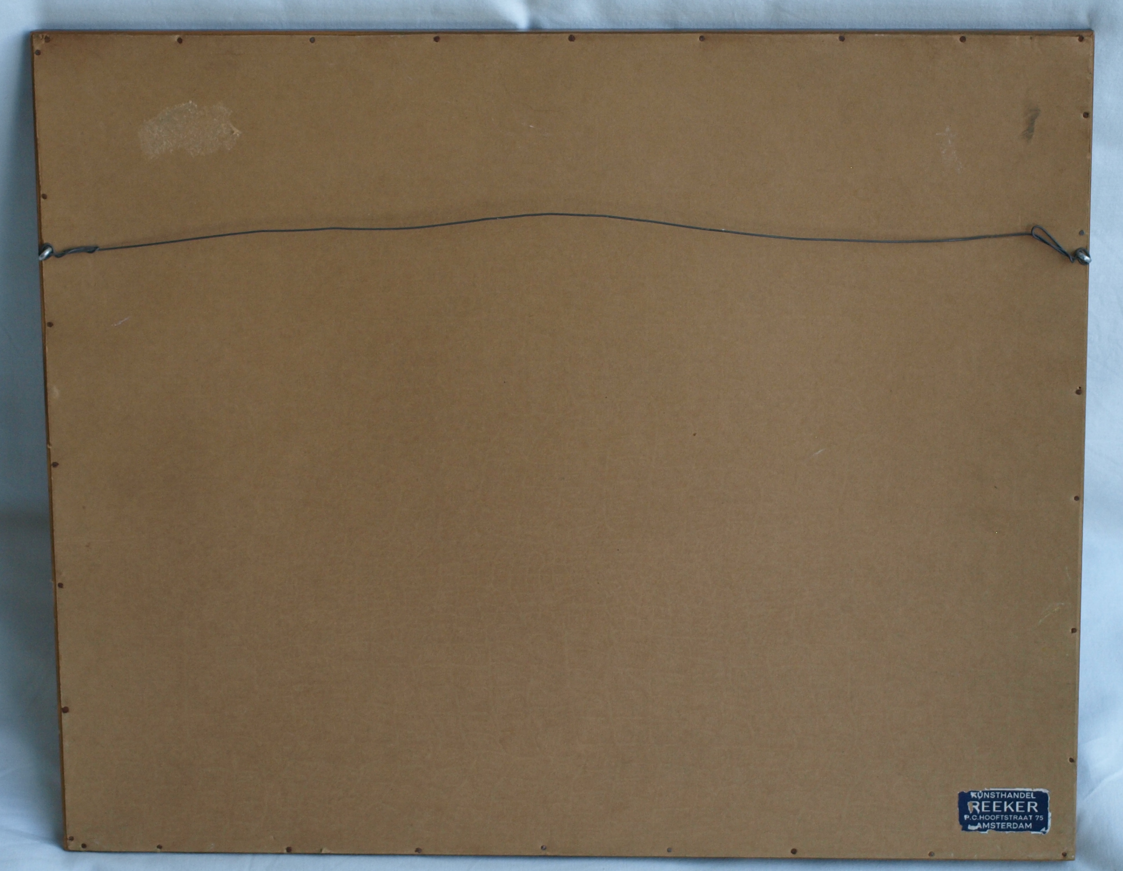 Niet of onleesbaar gesigneerd - Gemengde techniek , Dorpsgezicht – gesigneerd & ingelijst - 1968 kopen? Bied vanaf 1!