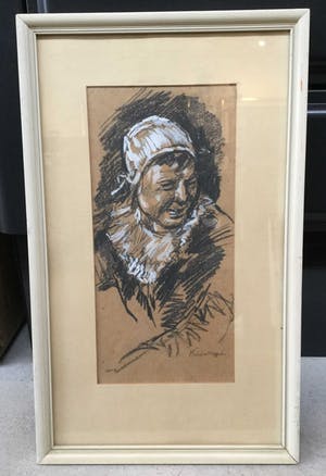 Martinus Leonardus Middelhoek - C3528 - Studie van Malle Babbe door Frans Hals kopen? Bied vanaf 10!