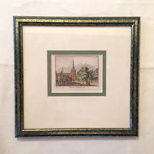 Hendrik Spilman - Markt te Helmond - Gravure Handgekleurd kaufen? Bieten Sie von 35!