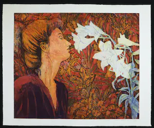 Marcel Schellekens - Kleurenets, Z.T. Lelies kopen? Bied vanaf 120!