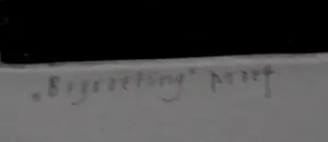 Herman Berserik - Ets: Begroeting - 1971 kopen? Bied vanaf 85!