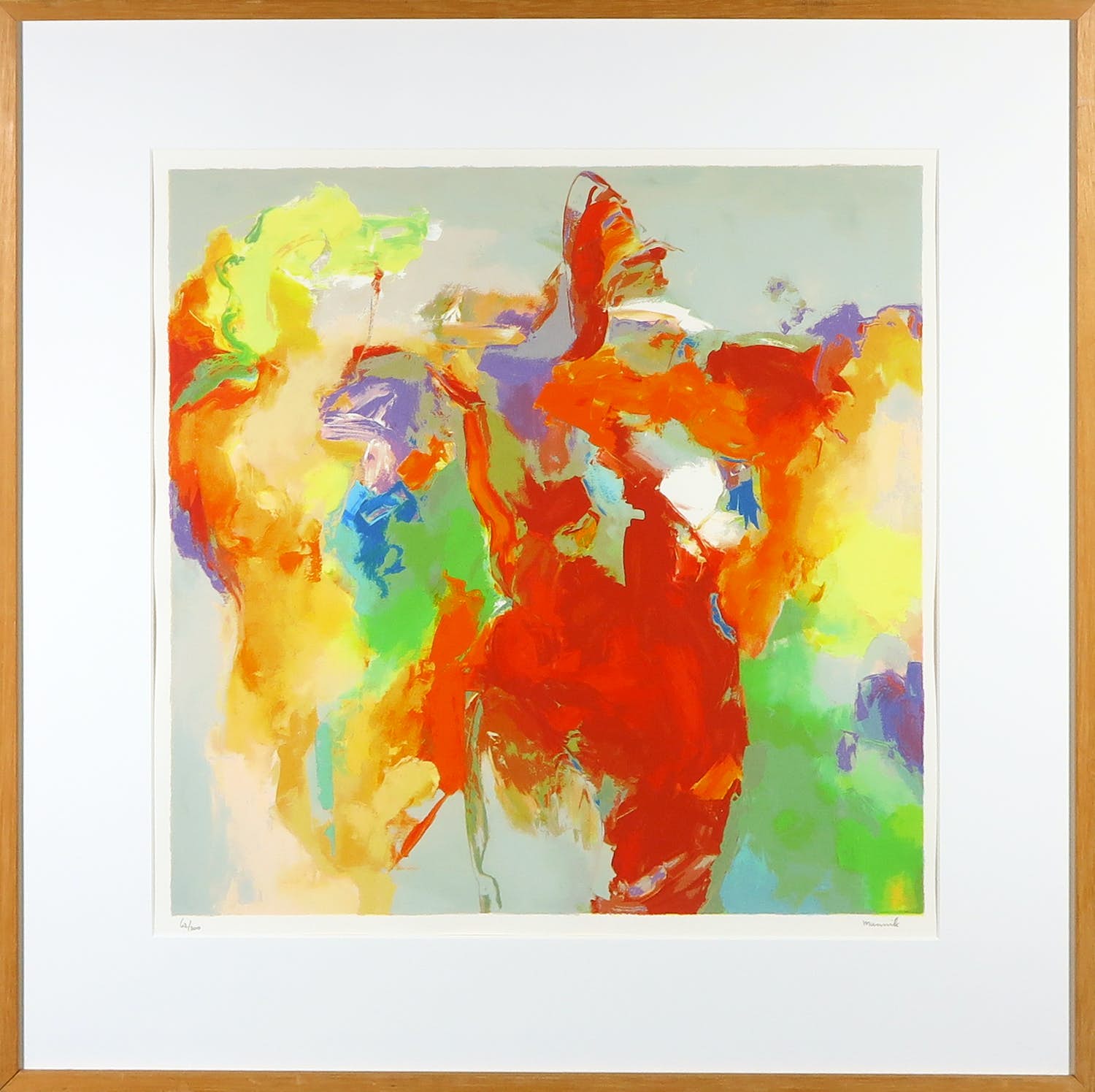 Peter Munnik - Zeefdruk, Zonder titel - Ingelijst kopen? Bied vanaf 1!