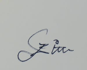 Franscz Witte - Acryl op papier, Geel en rood figuur kopen? Bied vanaf 1!