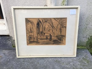 Barend van Voorden - 5740, Chapelle de Trémalo, Pont Aven, 1956 kopen? Bied vanaf 50!