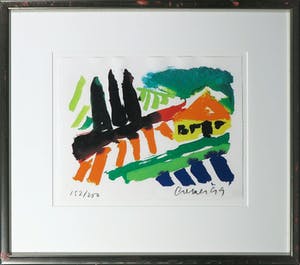 Jan Cremer - Zeefdruk, Toscane III - Ingelijst kopen? Bied vanaf 100!