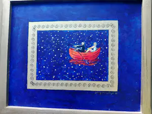 Jacques Tange - "Miroir" acryl/papier/board uit 2010 kopen? Bied vanaf 350!