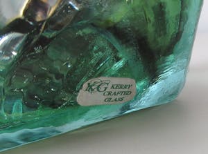 Curiosa - Glazen bureauklokje - Kerry Handcrafted Glass - Ierland kopen? Bied vanaf 1!