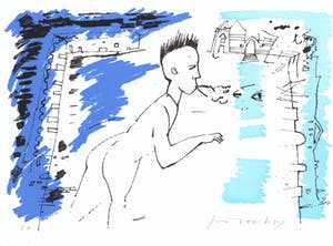 Jan Voets - Blazend gezicht + Blanzende man kopen? Bied vanaf 1!