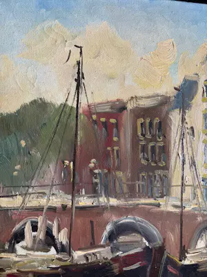 Buy Jan Kelderman - Het Oude Pakhuis bij de Amsterdamse gracht? Bid from 79!