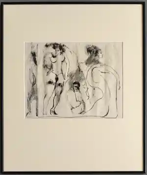 Luis Filcer - gesigneerde ingelijste tekening verkocht voor € 95!