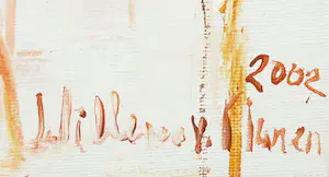 Willem van Nunen - Acryl op linnen, Zonder titel - Ingelijst kopen? Bied vanaf 1!