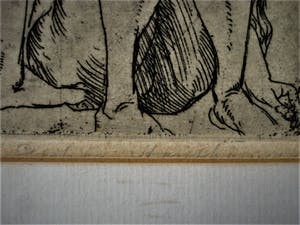 Cephas Stauthamer - naast monumentaal beeldhouwer ook schilder - Ets - "studie van Vrouwen" kopen? Bied vanaf 30!