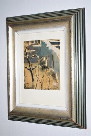 Denis Dolphijn - impressie van een ommuurde boomgaard kopen? Bied vanaf 65!