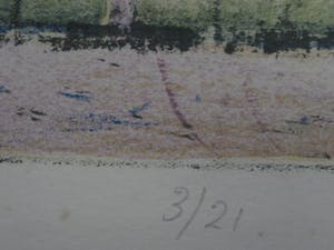 Niet of onleesbaar gesigneerd - Handgekleurde Litho in kleine oplage (21 ex) "Labyrinth" gesigneerd kopen? Bied vanaf 1!