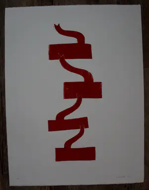 Klaas Gubbels - Grote houtsnede: kannen - 2016 kopen? Bied vanaf 495!