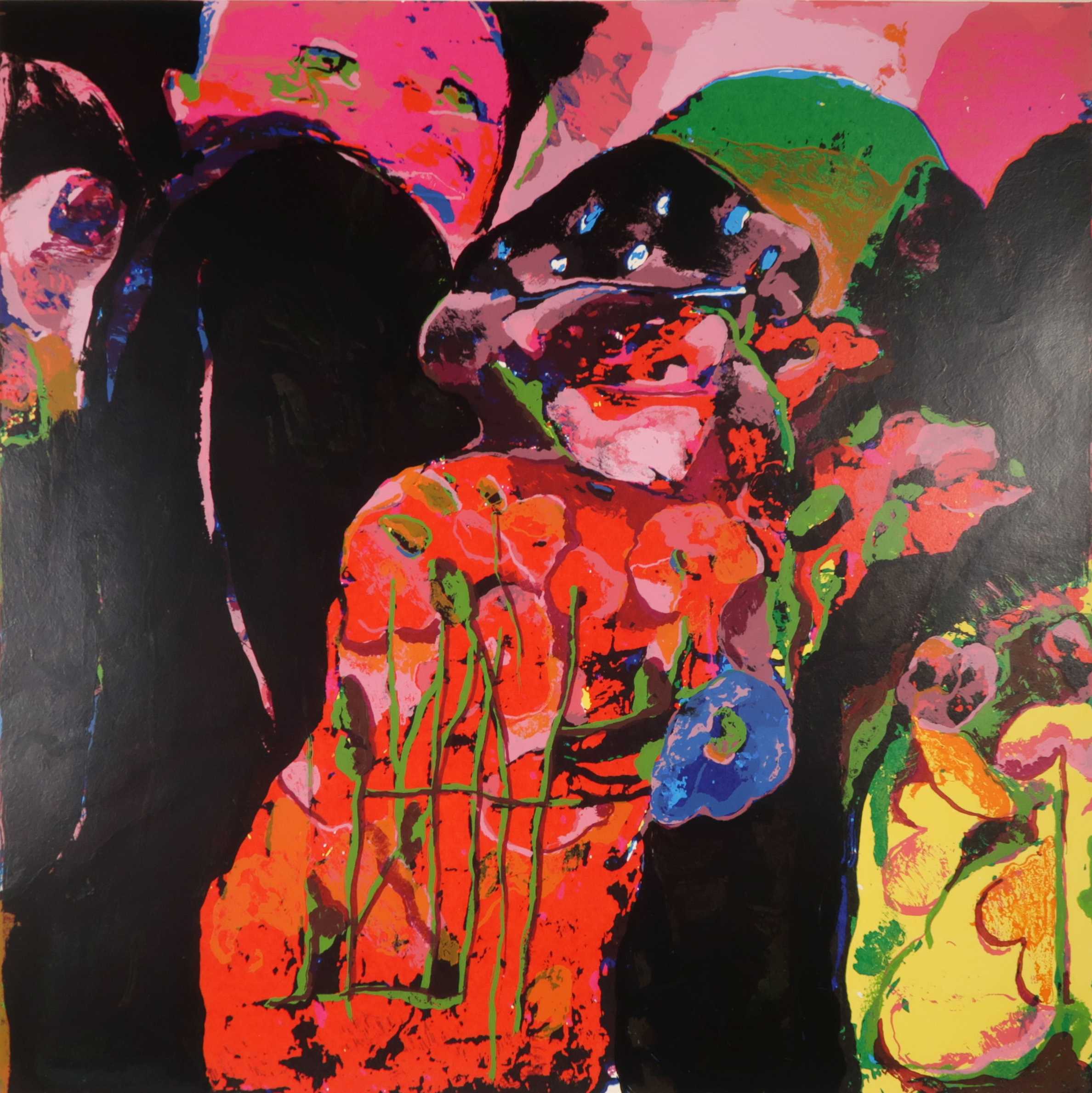 Kees van Bohemen - Zeefdruk, Z.T.  verkocht voor € 80!