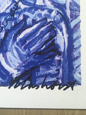 Peter Klashorst - Afrikaanse blauwe vrouw kopen? Bied vanaf 30!