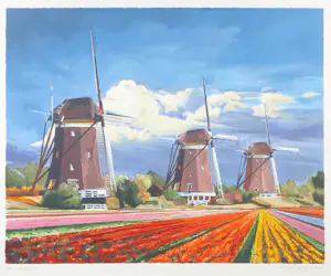 Toon Kuijpers - Zeefdruk, Holland - Ingelijst kopen? Bied vanaf 1!