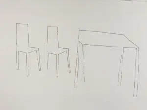 Klaas Gubbels - zeefdruk ‘Verlegen schaduwen’ - 1981 kopen? Bied vanaf 95!