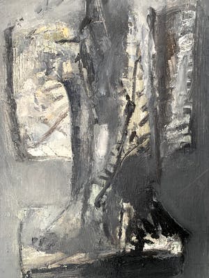Rik van Iersel - olieverf op doek - 'Good morning people' - 1994 kopen? Bied vanaf 650!