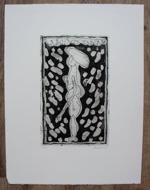 Lucebert - Ets: Paradijs + gedicht - 1981 kopen? Bied vanaf 150!