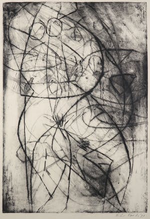 Willie Cools - Monotype, Vrouw van mijn dromen kopen? Bied vanaf 35!