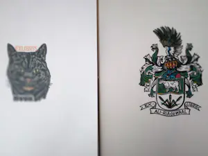 Jan Battermann - 14 in Hout en Lino gegraveerde Exlibris van de blokken gedrukt kopen? Bied vanaf 50!