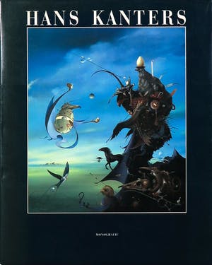 Hans Kanters - Tekening, Zonder titel - Ingelijst (+ handgesigneerde monografie) kopen? Bied vanaf 1!