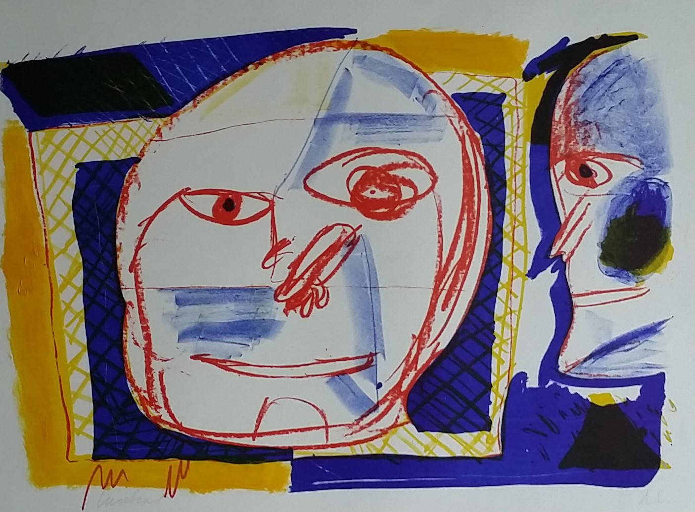 Lucebert - Zeldzame HC - hors Commerce Litho uit +/- 1965 kopen? Bied vanaf 385!