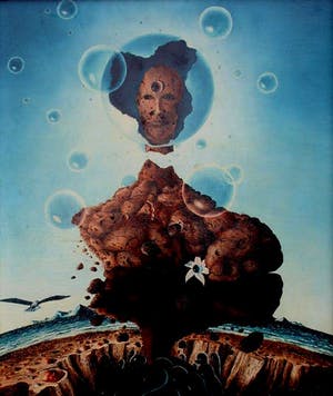 Huib Benschop - Olieverf op paneel: Spirit and matter as unity - 1976 kopen? Bied vanaf 299!